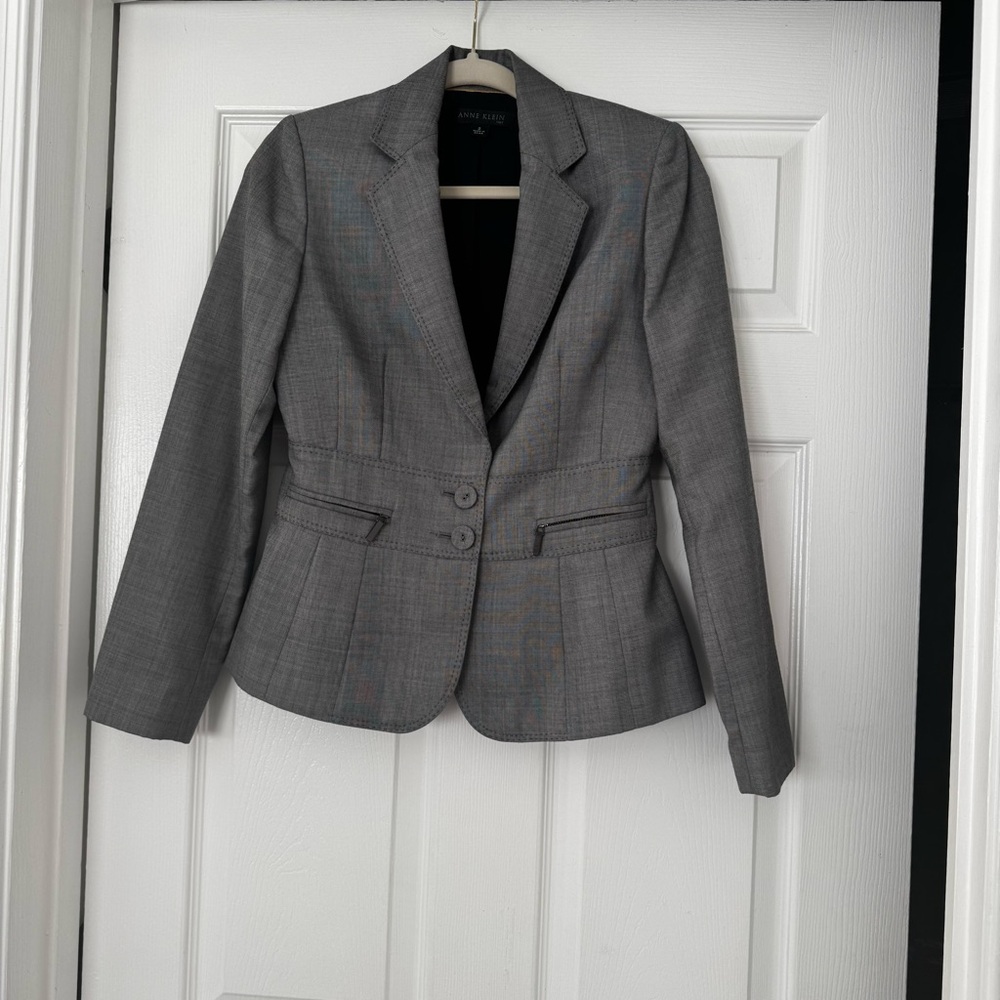 Anne Klein Classic Gray Blazer
